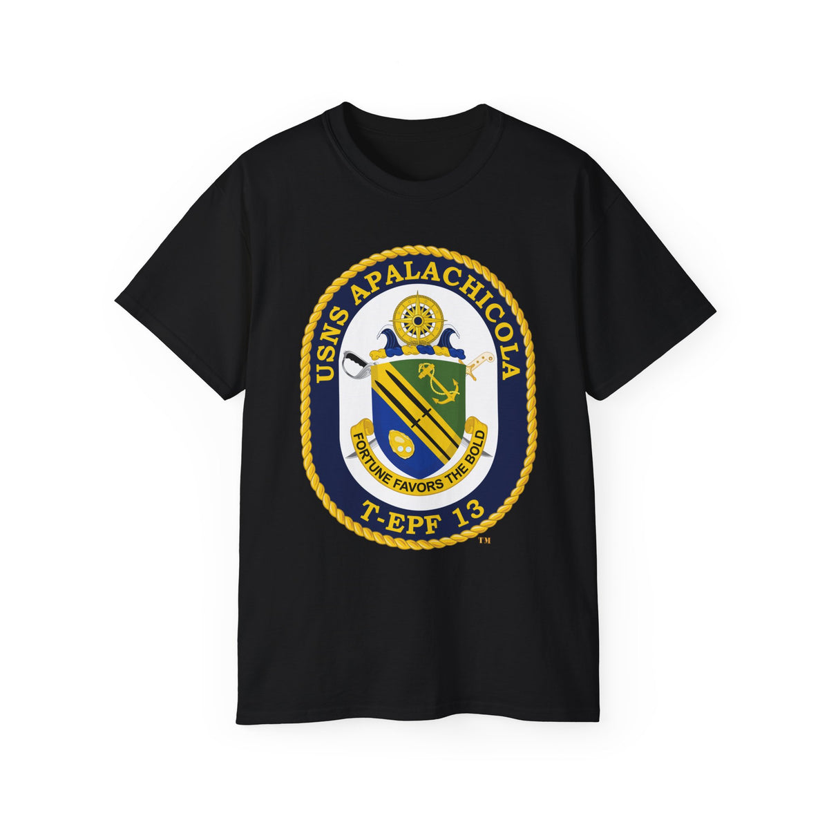 Unisex Ultra Cotton T-Shirt - Navy - USNS Apalachicola (T-EPF 13) wo txt