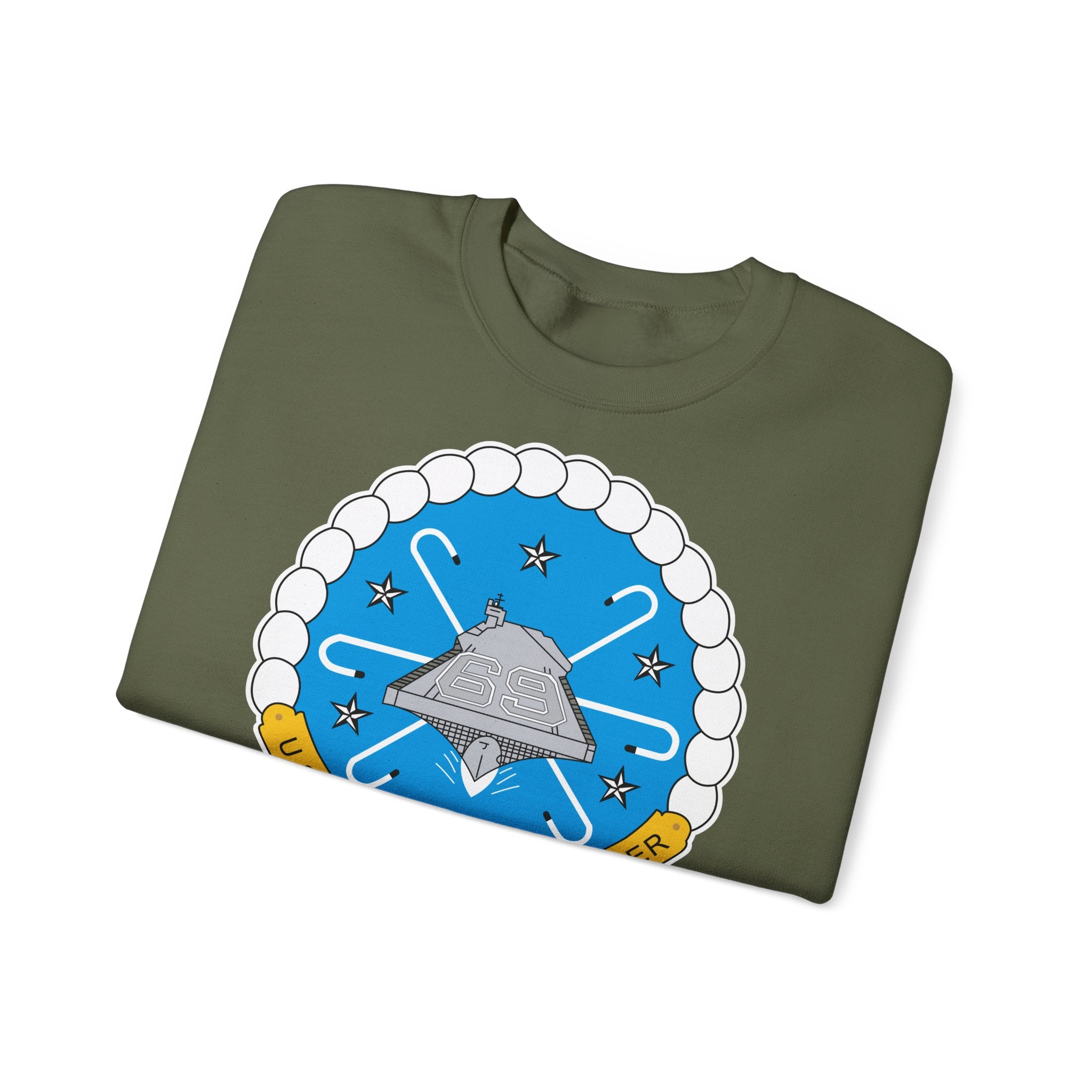 Unisex Heavy Blend™ Crewneck Sweatshirt - USS Dwight D. Eisenhower (CVN-69) Crest wo Txt