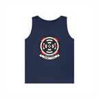 Unisex Heavy Cotton Tank Top - Navy - Airborne Command & Control Squadron 124 (VAW-124) wo txt