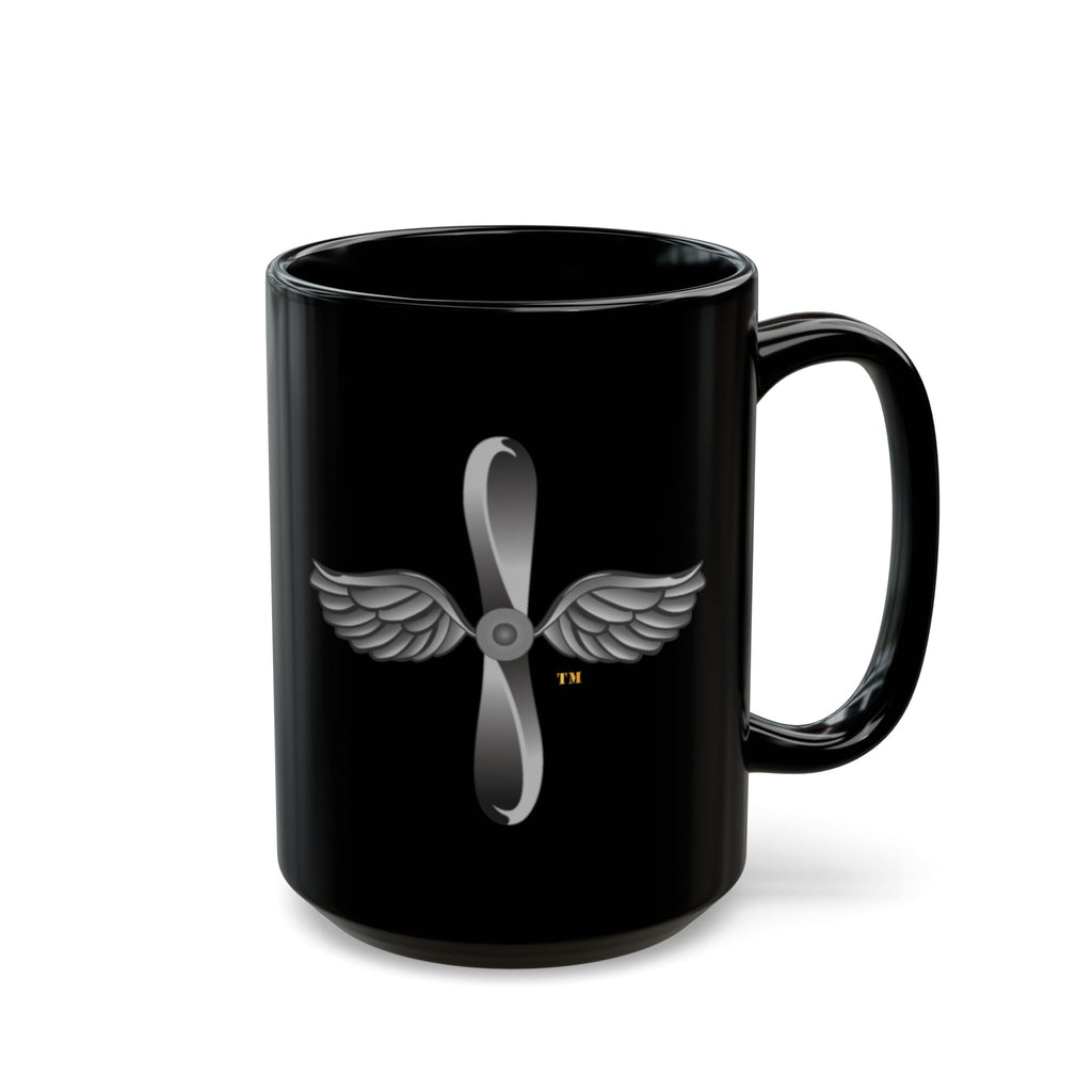 Black Mug (11oz, 15oz) - Navy - Rate - Aviation Machinist's Mate (AD) wo txt