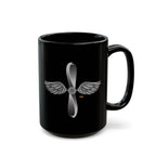 Black Mug (11oz, 15oz) - Navy - Rate - Aviation Machinist's Mate (AD) wo txt
