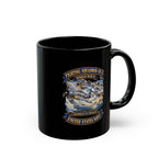 Black Mug (11oz, 15oz) - Navy - Fighting Squadron - VF 3 - WWII - Grumman F4F Wildcats - Japanese Zeros - Battle of Midway - 3D - Enhanced