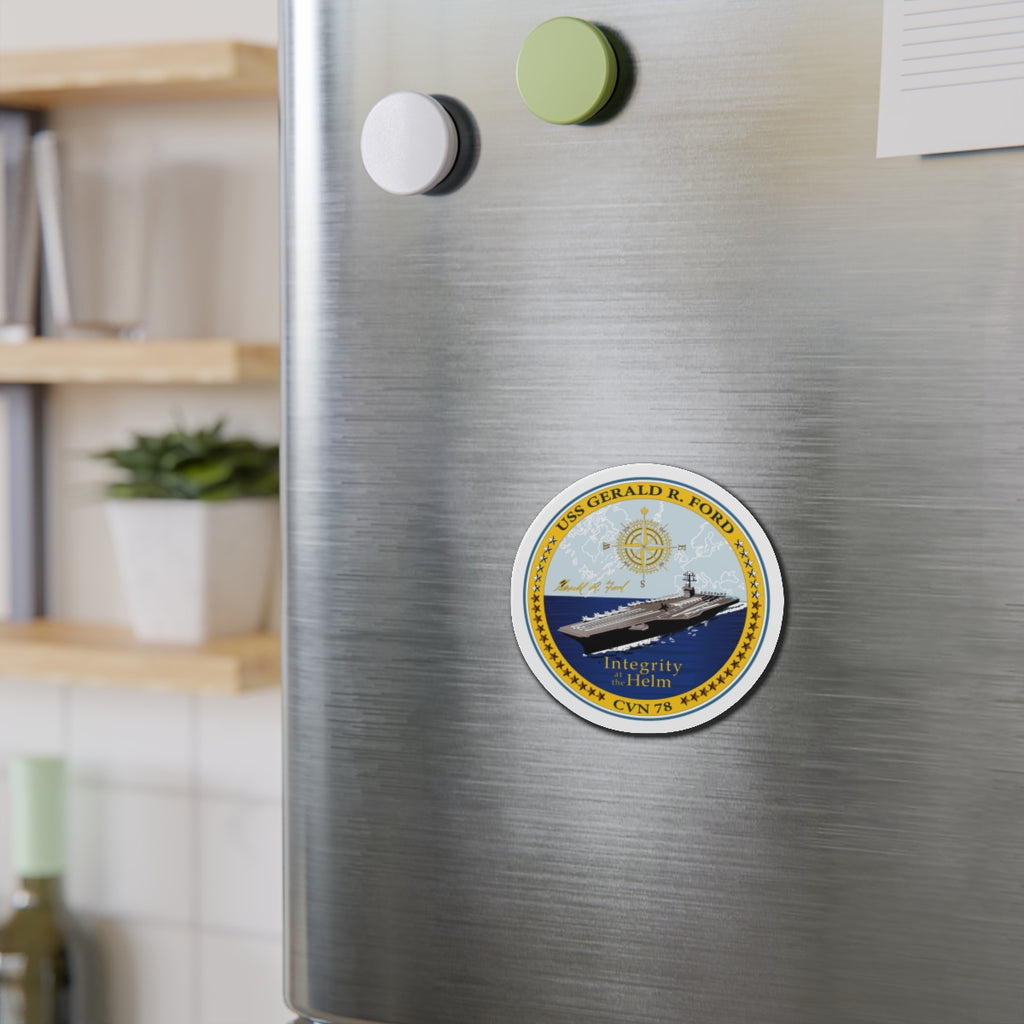 Die-Cut Magnet - Navy - USS Gerald R. Ford (CVN-78) wo txt