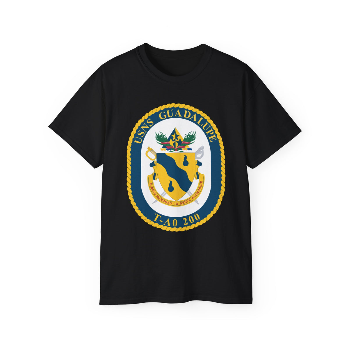 Unisex Ultra Cotton T-Shirt - Navy - USNS Guadalupe (T-AO 200) wo txt X 300