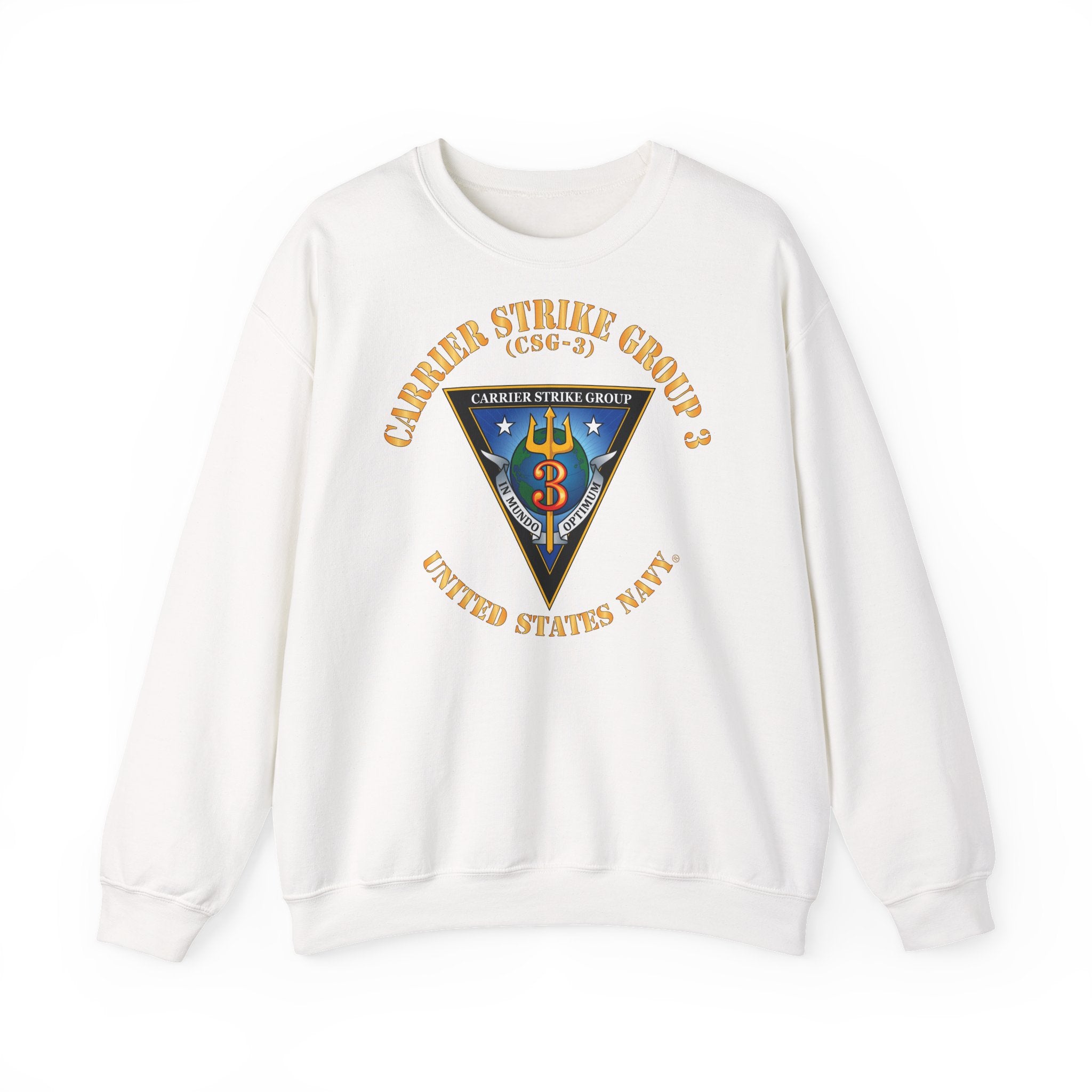 Unisex Heavy Blend™ Crewneck Sweatshirt - Navy - Carrier Strike Group 3 (CSG-3)