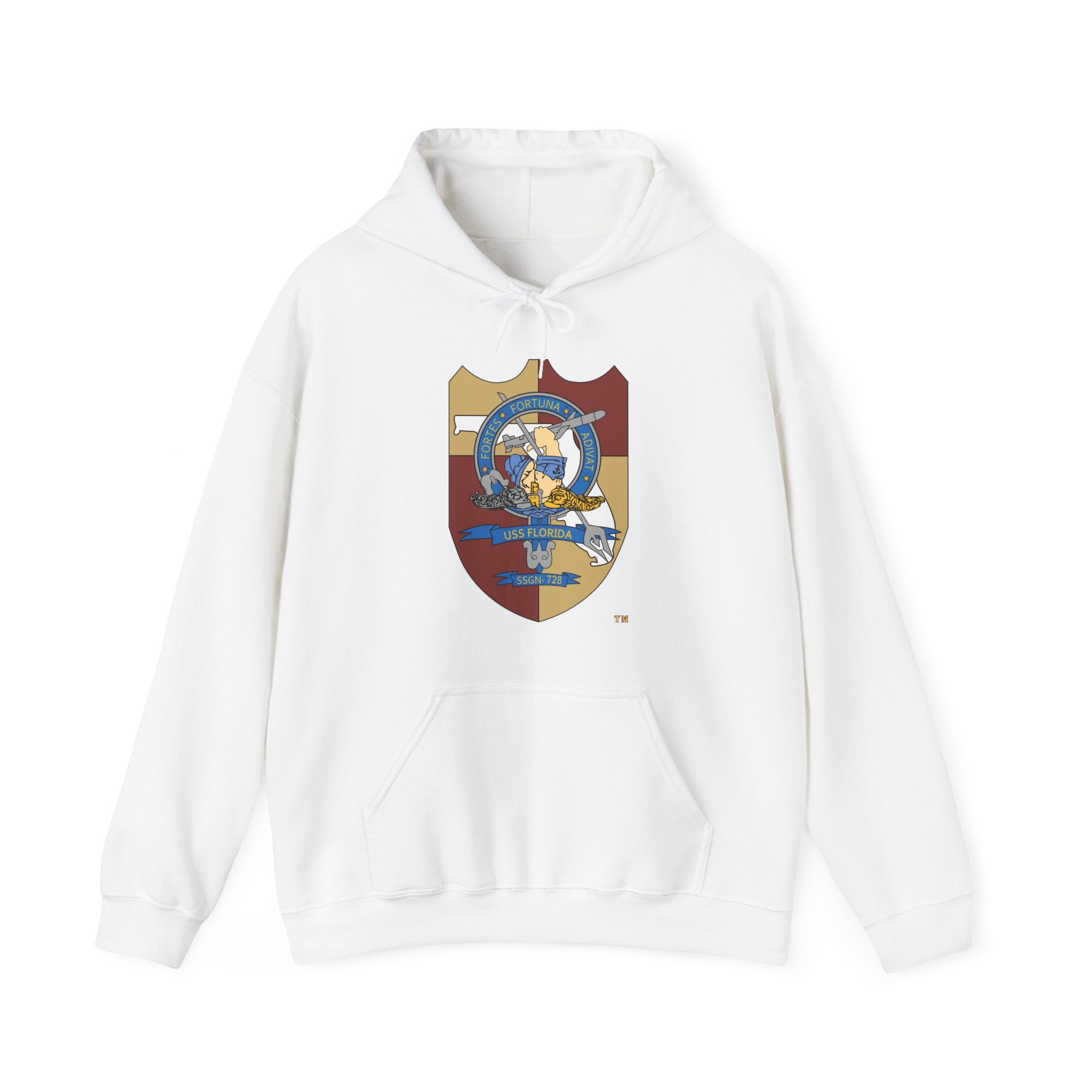 Unisex Heavy Blend™ Hoodies - Navy - USS Florida (SSGN-728) wo txt
