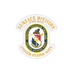 Die-Cut Vinyl Sticker - Navy - Surface Division 21