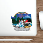 Die-Cut Vinyl Sticker - Navy - USS Washington (SSN-787) wo txt X 300