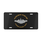 Vanity License Plate - Navy - Submarine Badge - Silver