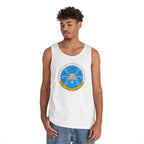 Unisex Heavy Cotton Tank Top - USS Dwight D. Eisenhower (CVN-69) Crest wo Txt