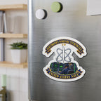 Die-Cut Magnet - Navy - Rate - Electronics Warfare Technician with Scene - 3D - Enhanced