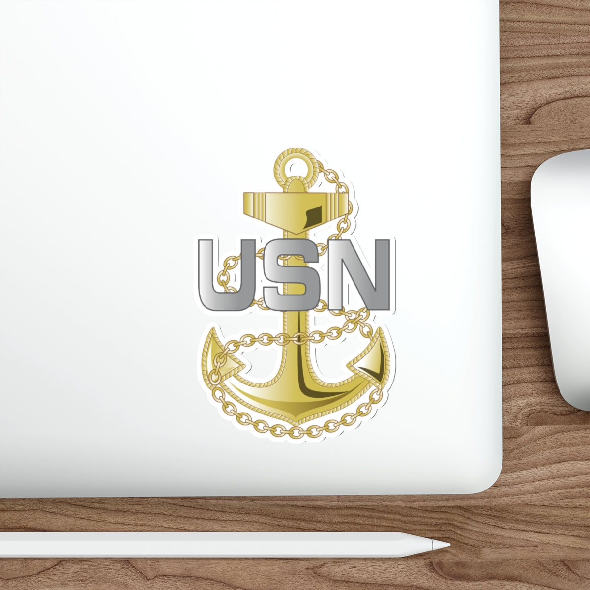 Die-Cut Vinyl Sticker - Navy - Fouled Anchor wo txt