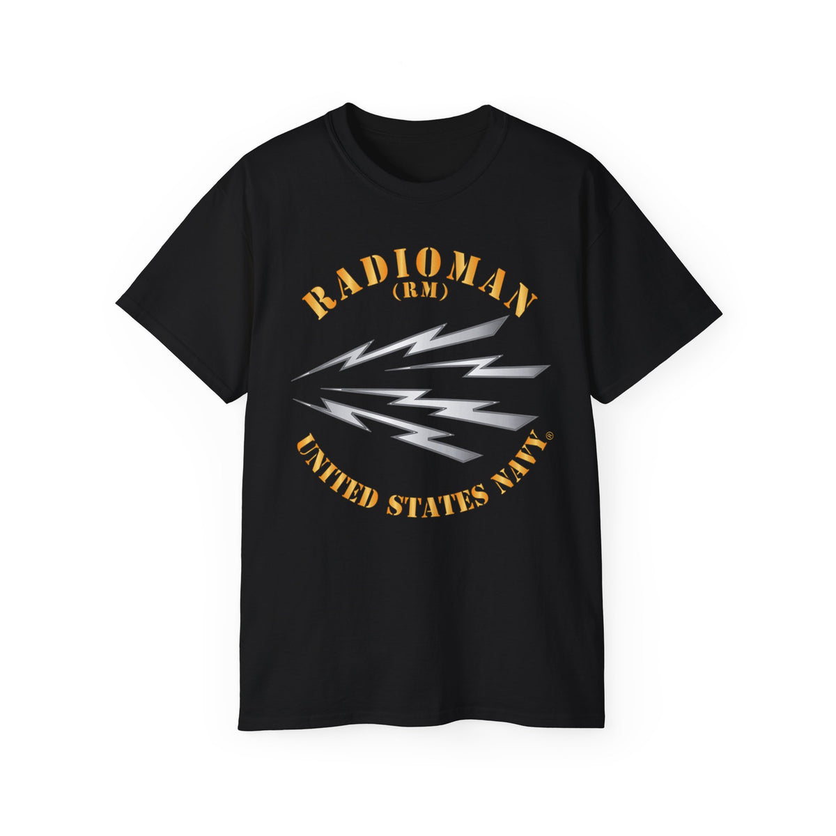 Unisex Ultra Cotton T-Shirt - Navy - Rate - Radioman (RM)