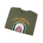 Unisex Heavy Blend™ Crewneck Sweatshirt - Navy - USNS Comfort (T-AH-20)