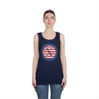 Unisex Heavy Cotton Tank Top - Navy - Carrier Strike Group 10 (CSG-10) wo Txt