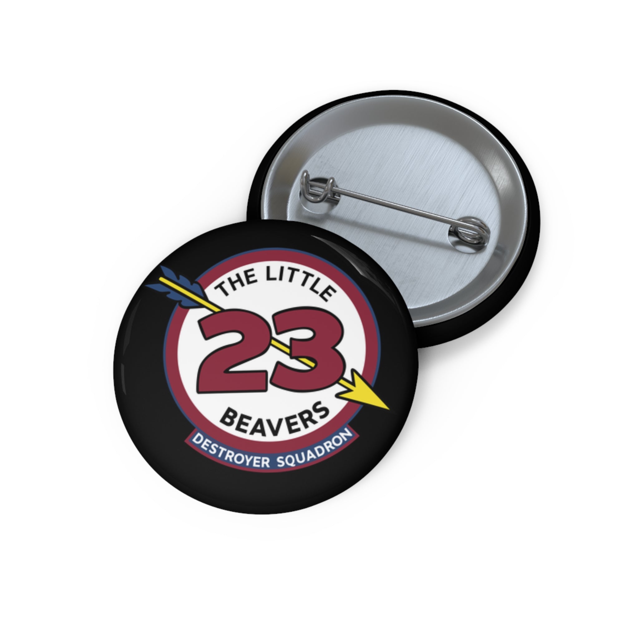 Custom Pin Button - Navy - Destroyer Squadron 23 (DESRON-23) wo Txt