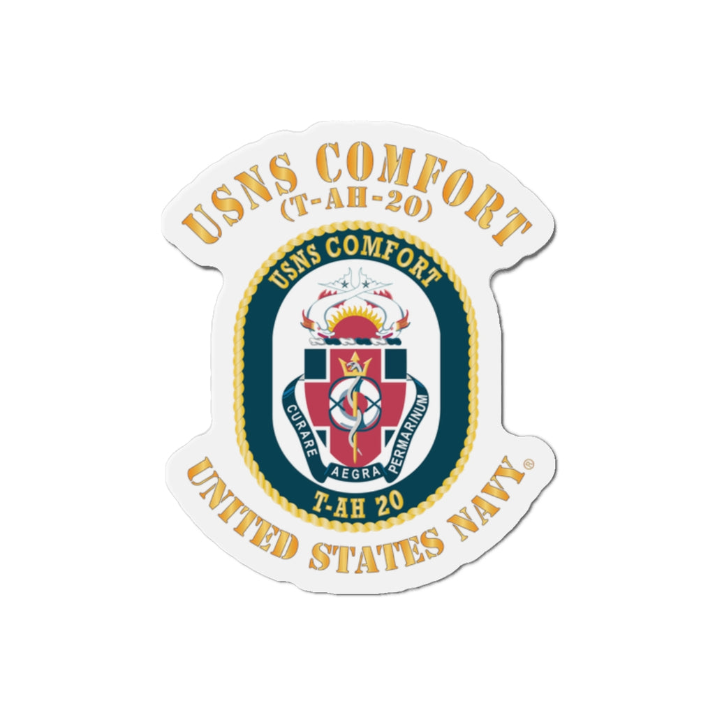 Die-Cut Magnet - Navy - USNS Comfort (T-AH-20)