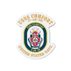 Die-Cut Magnet - Navy - USNS Comfort (T-AH-20)