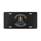 Vanity License Plate - Navy - Rate - Electronics Warfare Technician with Scene - 3D - Enhanced