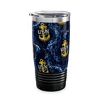 20oz Tumbler - USN Anchor
