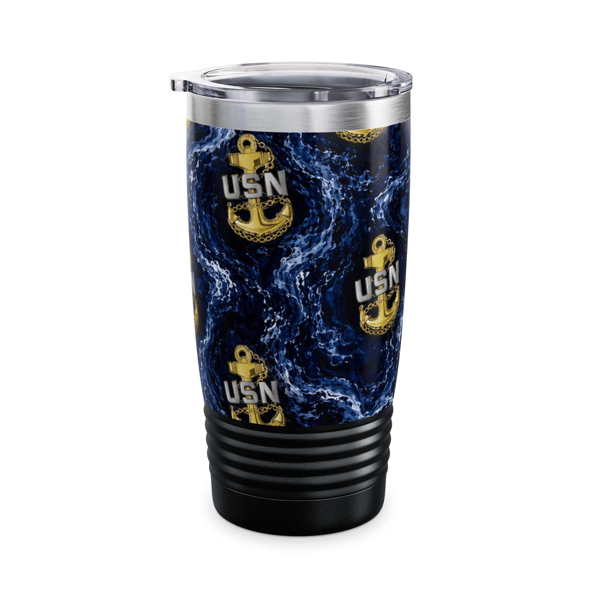 20oz Tumbler - USN Anchor