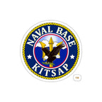 Die-Cut Vinyl Sticker - Navy - Naval Base Kitsap wo txt