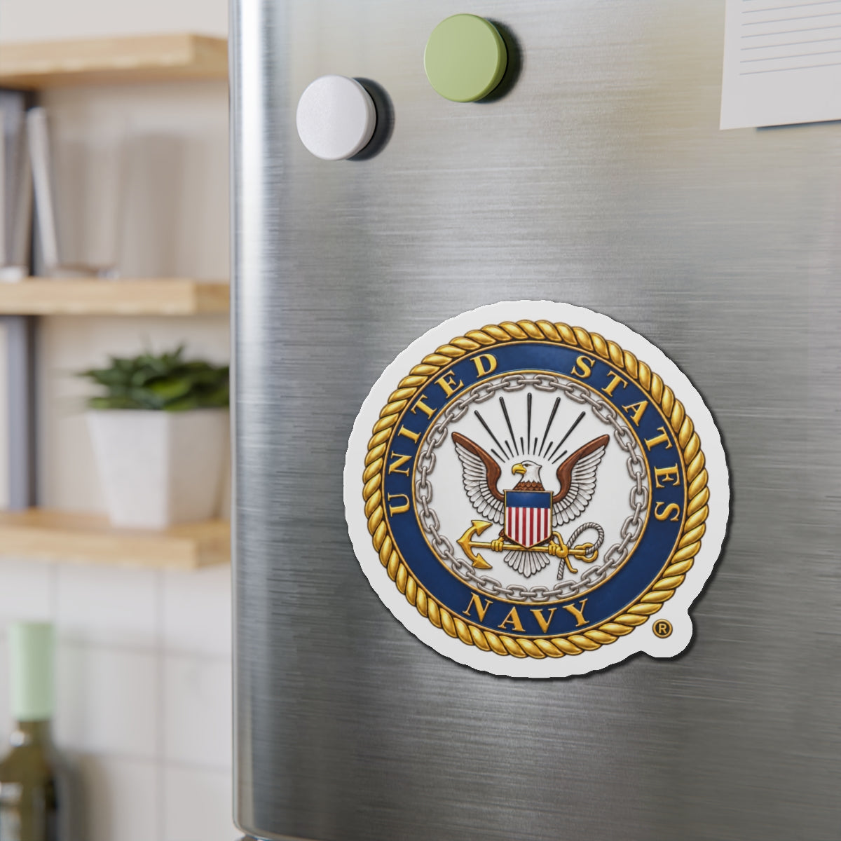 Die-Cut Magnet - United States Navy Seal - Emblem - 3D - Enhanced