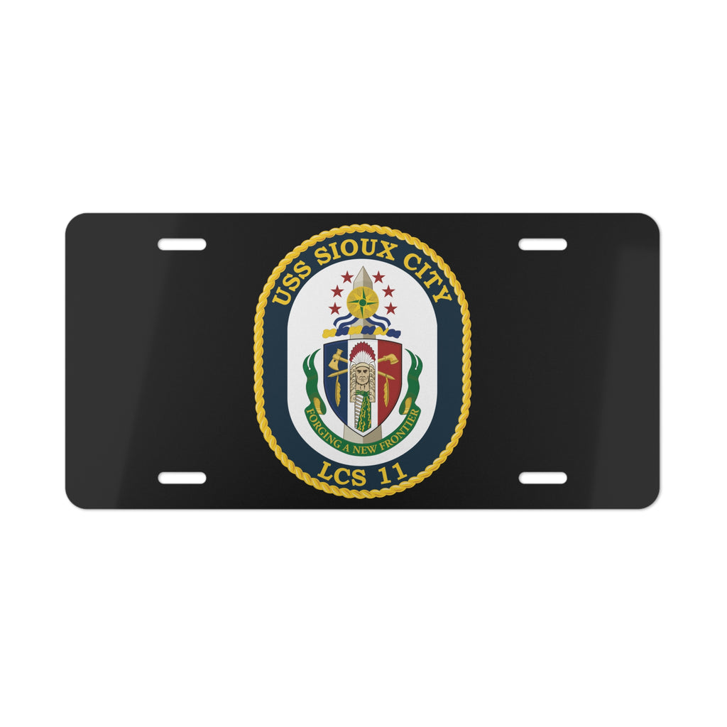 Vanity License Plate - Navy - USS Sioux City (LCS-11) wo Txt