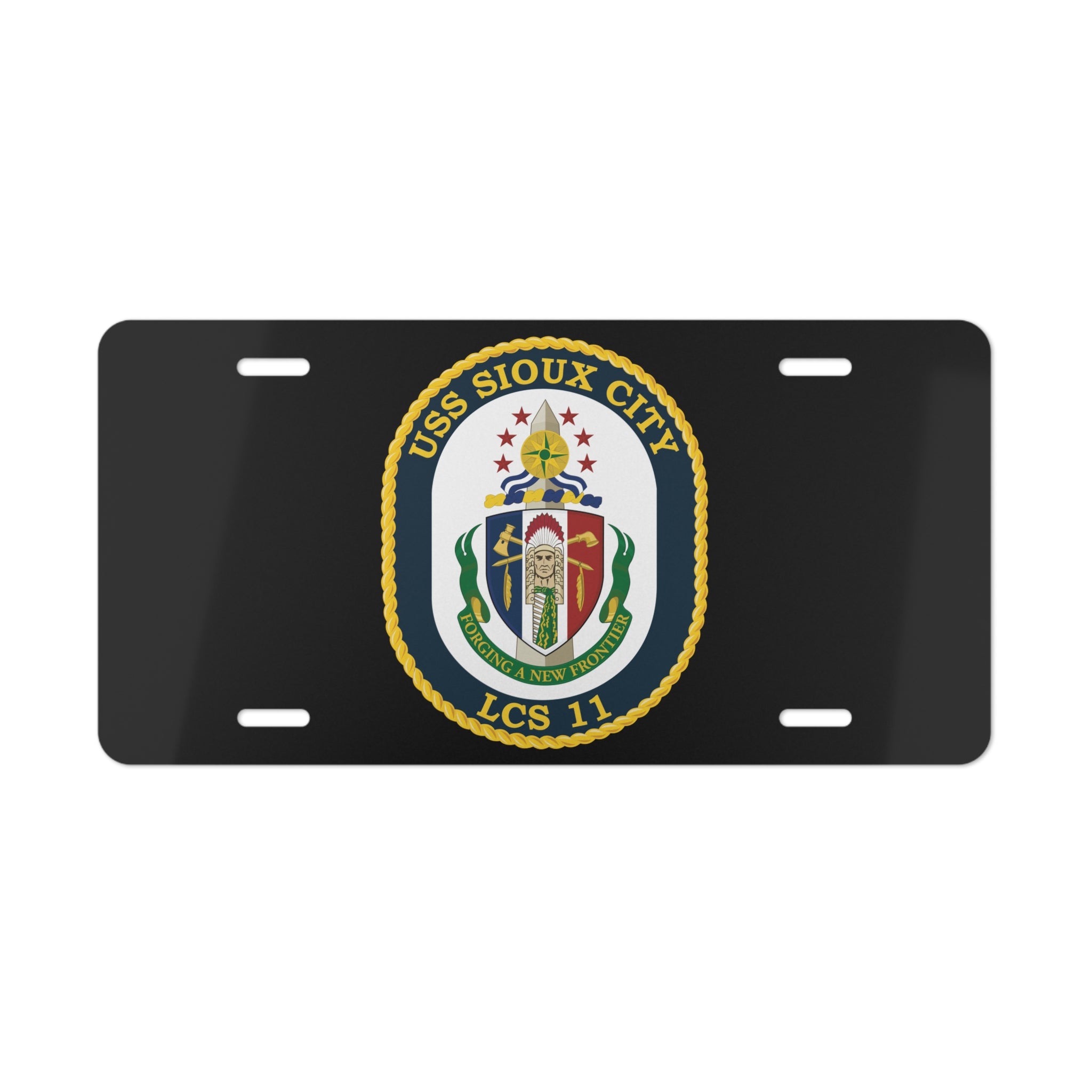 Vanity License Plate - Navy - USS Sioux City (LCS-11) wo Txt
