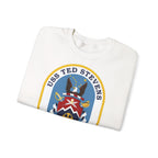 Unisex Heavy Blend™ Crewneck Sweatshirt - Navy - USS Ted Stevens (DDG-128) wo txt