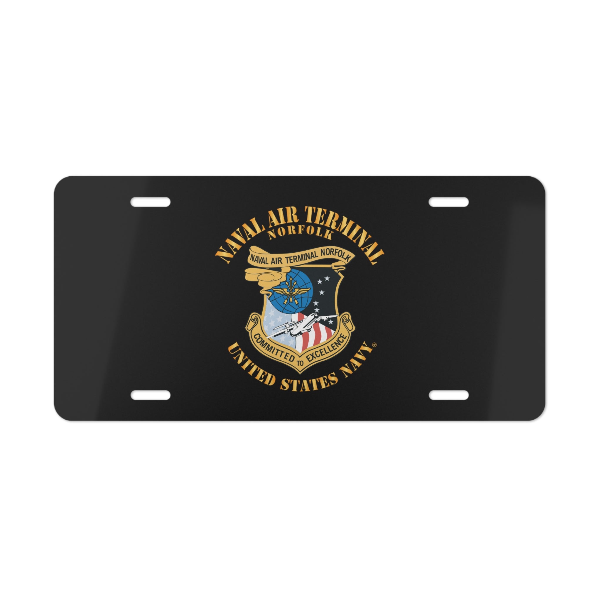 Vanity License Plate - Navy - Naval Air Terminal Norfolk