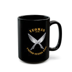 Black Mug (11oz, 15oz) - Navy - Rate - Yeoman (YN)