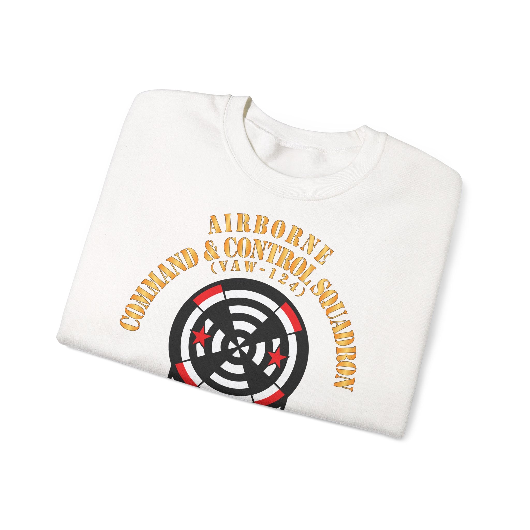 Unisex Heavy Blend™ Crewneck Sweatshirt - Navy - Airborne Command & Control Squadron 124 (VAW-124)