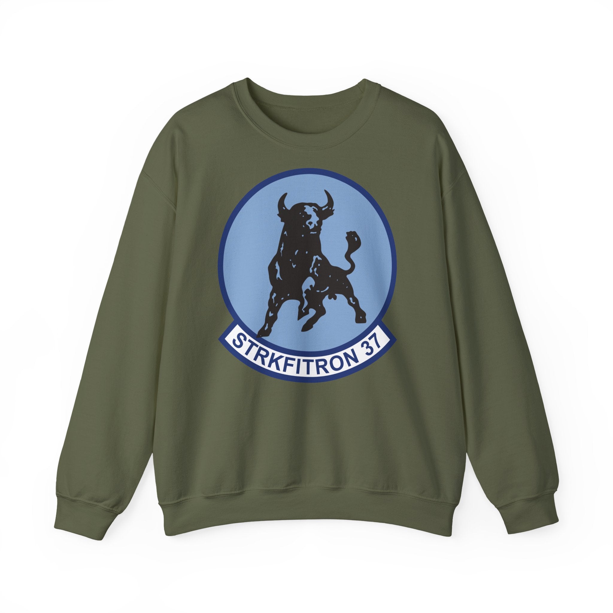 Unisex Heavy Blend™ Crewneck Sweatshirt - Navy - Strike Fighter Squadron 37 (VFA-37) wo txt