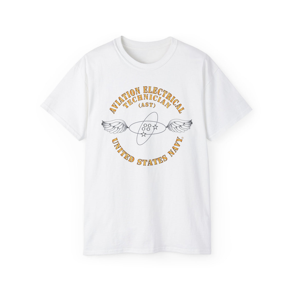 Unisex Ultra Cotton T-Shirt - Navy - Rate - Aviation Electrical Technician (AST)