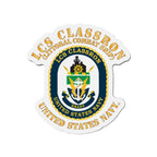 Die-Cut Magnet - Navy - LCS Classron (Littoral Combat Ship)