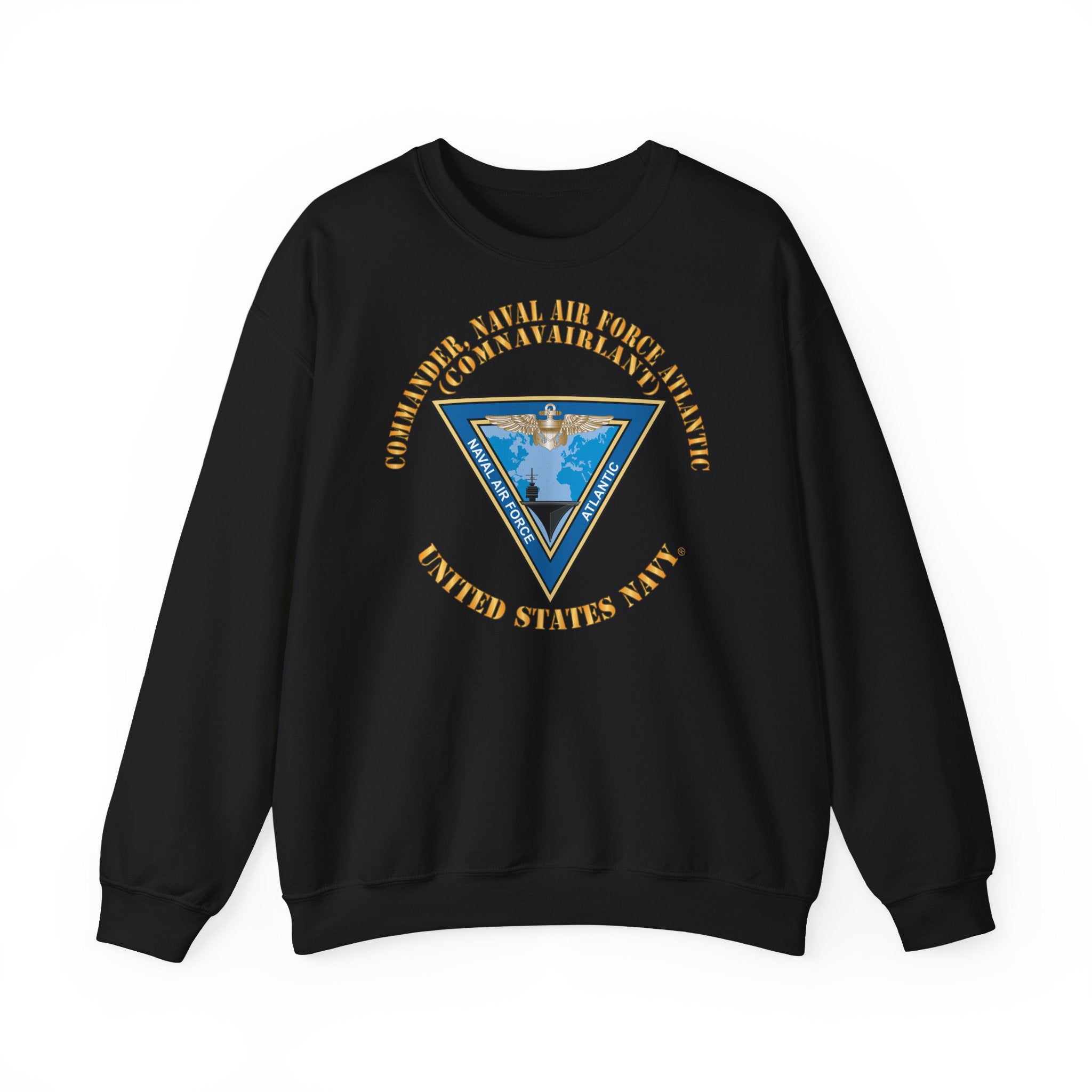 Unisex Heavy Blend™ Crewneck Sweatshirt - Navy - Commander, Naval Air Force Atlantic - COMNAVAIRLANT