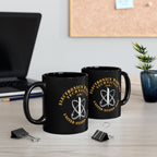 Black Mug (11oz, 15oz) - Navy - Rate - Electronic Warfare Technician (EW) - 3D - Enhanced