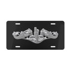 Vanity License Plate - Navy - Badge - Submarine Warfare wo txt - Enlisted - 3D - Enhanced