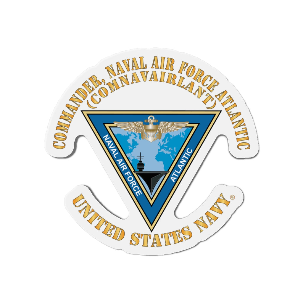 Die-Cut Magnet - Navy - Commander, Naval Air Force Atlantic - COMNAVAIRLANT