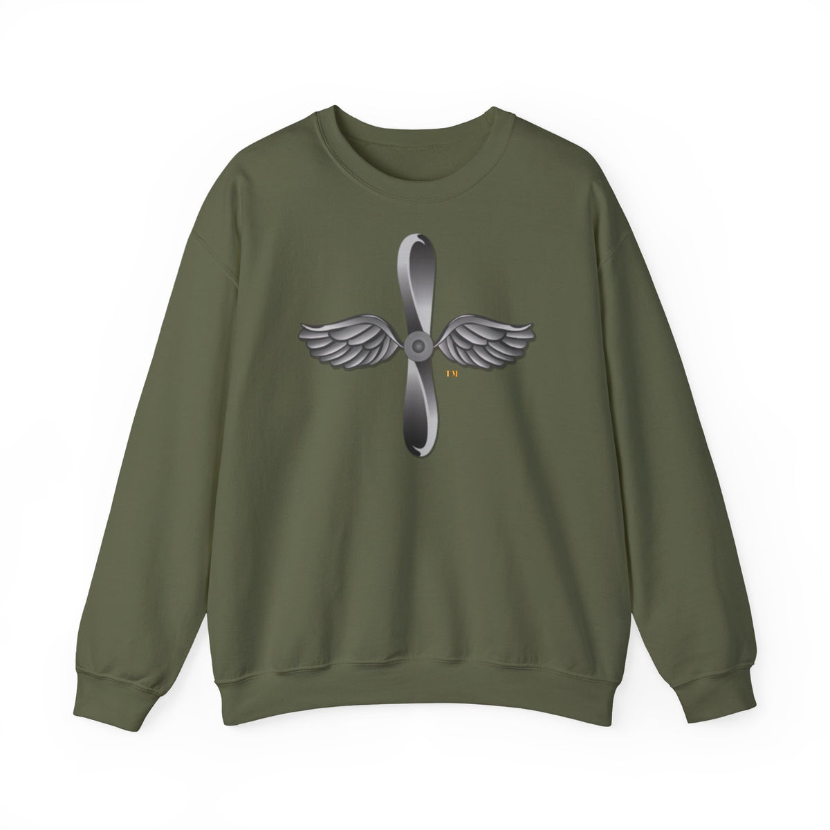 Unisex Heavy Blend™ Crewneck Sweatshirt - Navy - Rate - Aviation Machinist's Mate (AD) wo txt
