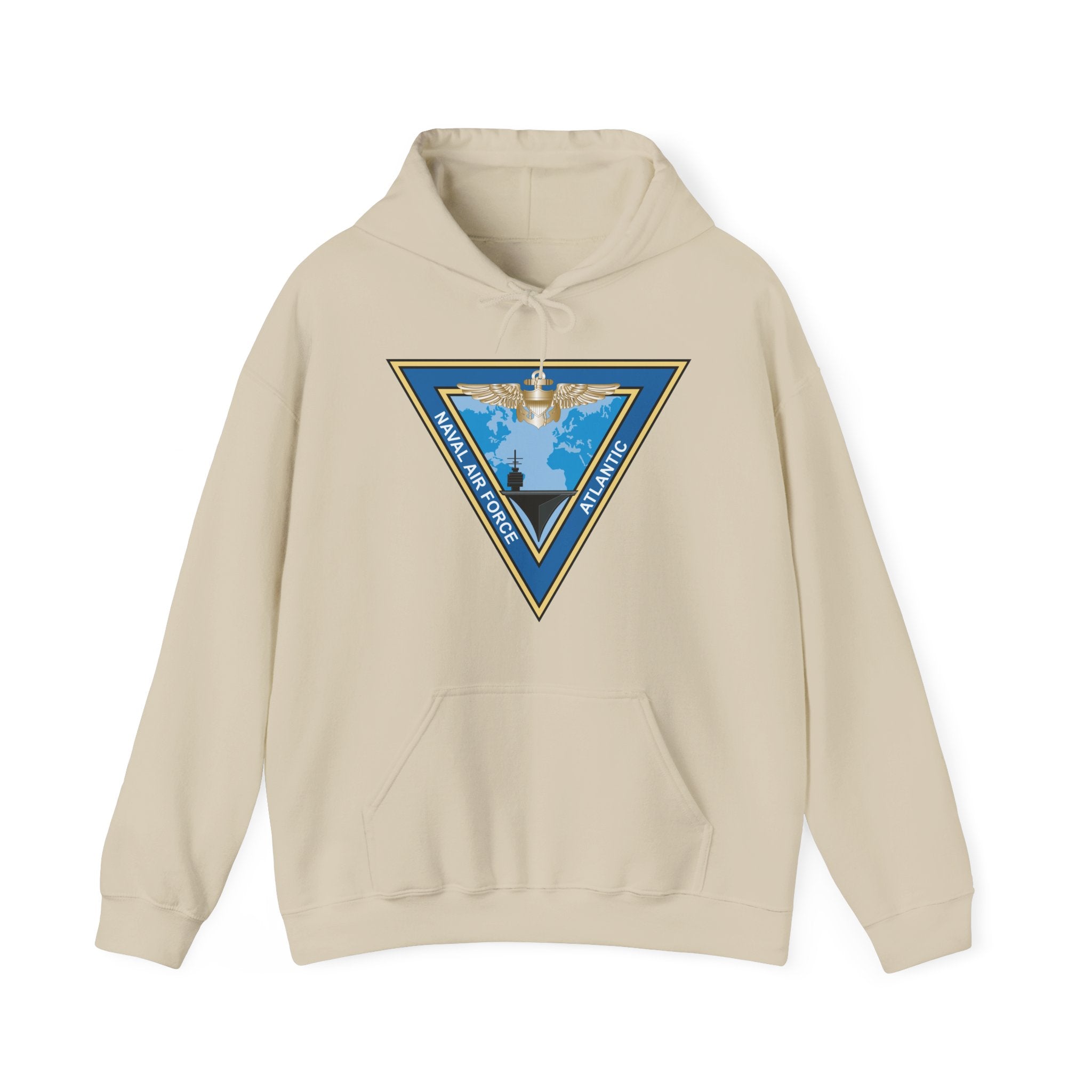 Unisex Heavy Blend™ Hoodies - Navy - Commander, Naval Air Force Atlantic - COMNAVAIRLANT wo Txt