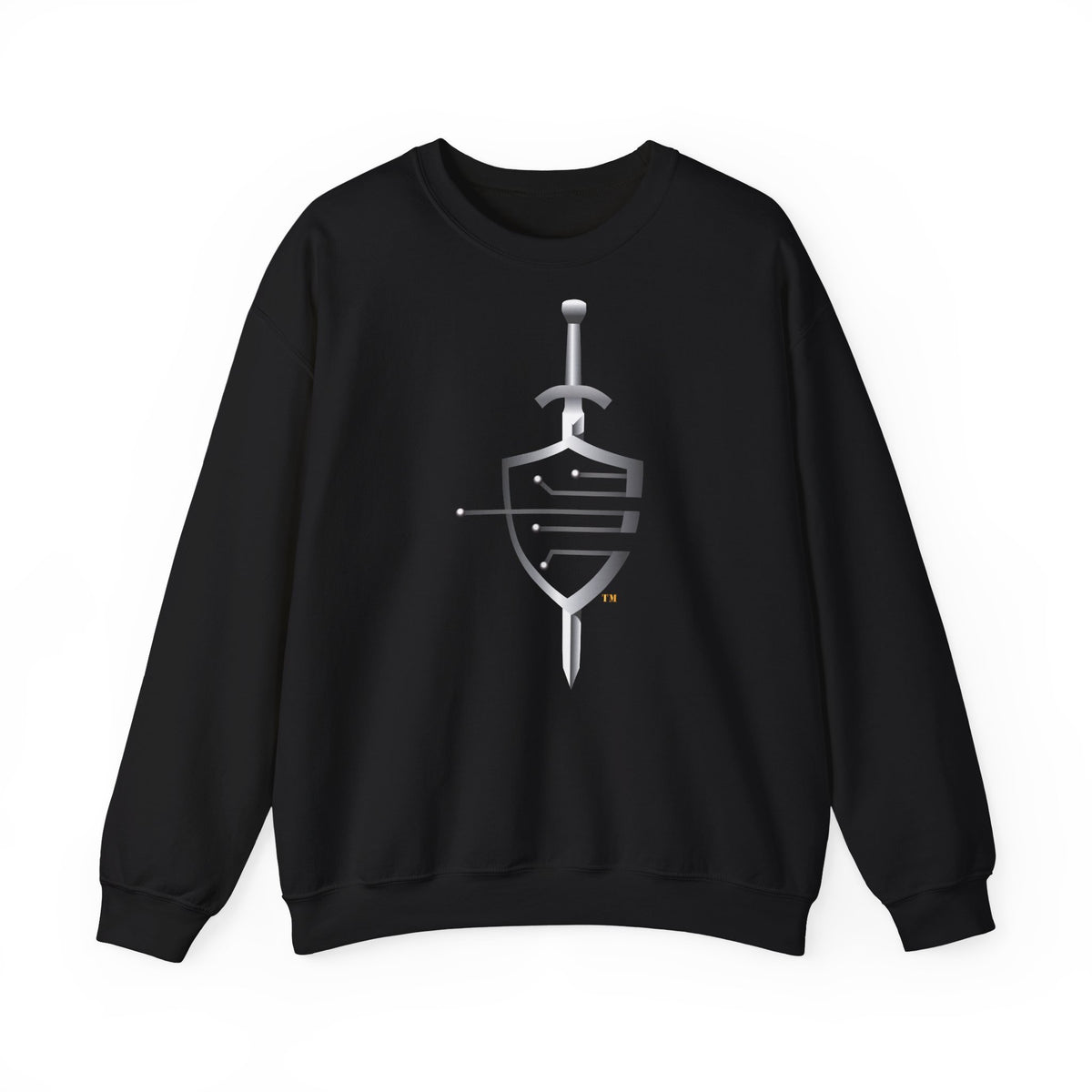 Unisex Heavy Blend™ Crewneck Sweatshirt - Navy - Rate - Cyber Warfare Technician (CWT) wo txt