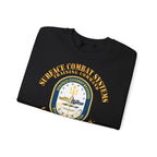 Unisex Heavy Blend™ Crewneck Sweatshirt - Navy - Surface Combat Systems Training Command - DET MIDLANT