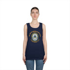 Unisex Heavy Cotton Tank Top - Navy - USS Minneapolis–Saint Paul (LCS-21)