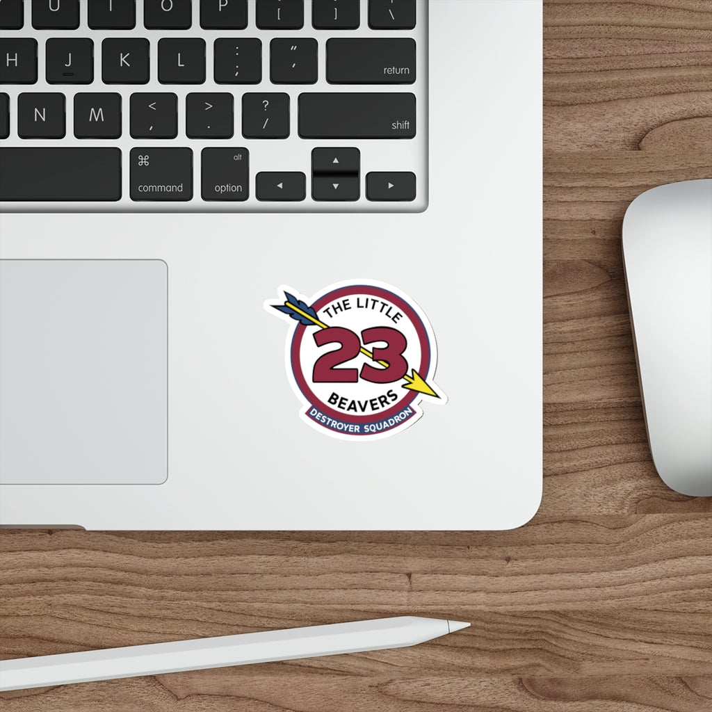 Die-Cut Vinyl Sticker - Navy - Destroyer Squadron 23 (DESRON-23) wo Txt