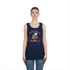 Unisex Heavy Cotton Tank Top - Navy - Seabee - Afghanistan Veteran