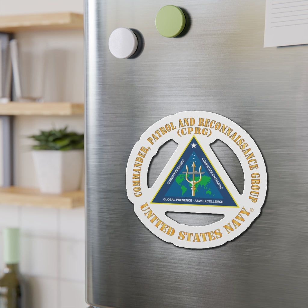 Die-Cut Magnet - Navy - Commander, Patrol and Reconnaissance Group - CPRG X 300