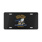 Vanity License Plate - Navy - Seabee - Veteran