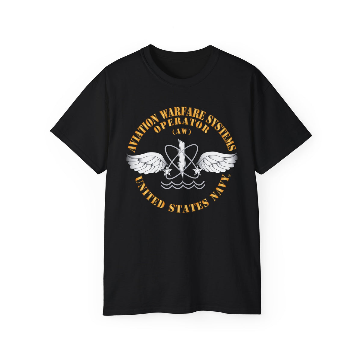 Unisex Ultra Cotton T-Shirt - Navy - Rate - Aviation Warfare Systems Operator (AW)